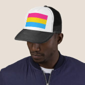Pansexual Pride Trucker Pet (In situ)