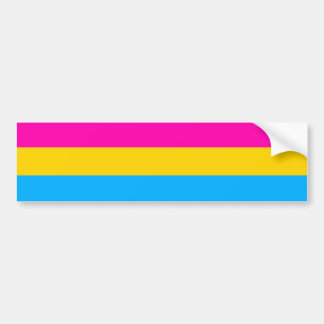Pansexual pride vlag bumpersticker