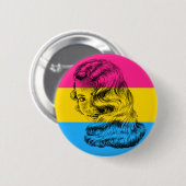 Pansexual Pride Vrouw Button (Voorkant /achterkant)