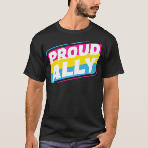 Pansexual Proud Ally Pan Pride LGBT T-shirt