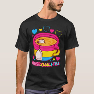 Pansexuali Tea Teacup LGBTQ+ Pansexual Pride T-shirt