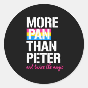 Pansexualiteit - meer paniek dan Peter en twee kee Ronde Sticker