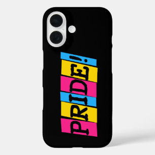Pansexualiteit trots tekst iPhone 16 hoesje