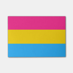 Pansexualiteitvlag Post-it® Notes