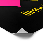 Pansexuality orgueil coeurs Poster (Coin)