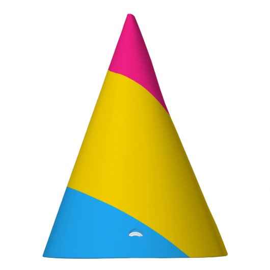 Pansexuality pride feesthoedjes (Rechts)