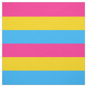 Pansexuality pride flag fabric stof
