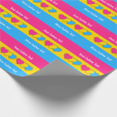 Pansexuality pride flag with text cadeaupapier (Hoek)