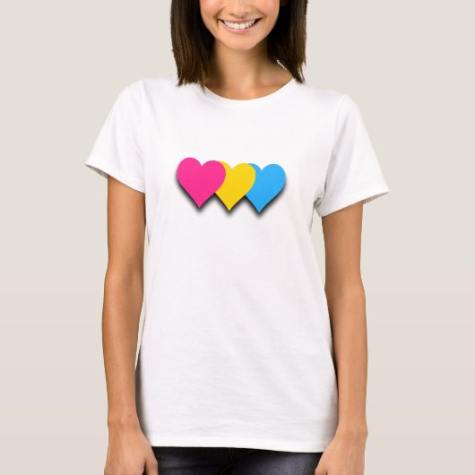 Pansexuality pride t-shirt (Voorkant)