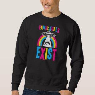 Pansexuals bestaan UFO buitenaardse ontvoering Pan Trui