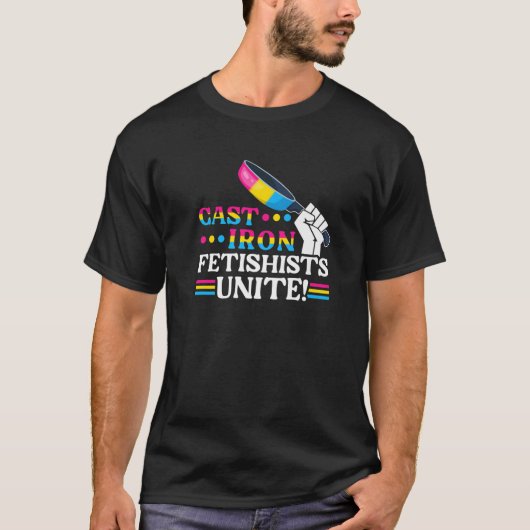 Pansexuele gietijzeren fetisjisten verenigen, Pan  T-shirt (Voorkant)