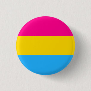 "PANSEXUELE PRIDE FLAG" 1,25 inch Ronde Button 3,2 Cm