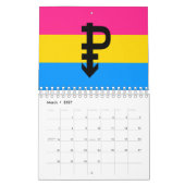 Pansexuele Pride-vlag Kalender (Mar 2027)