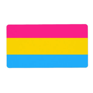 Pansexuele Pride Vlag LGBTQ Etiket