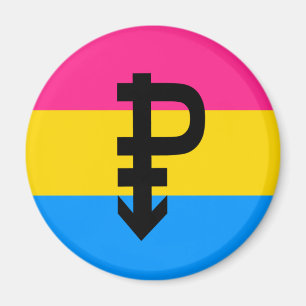 Pansexuele Pridevlag Magneet