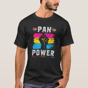 Pansexuele trots Pan Kracht, Vintage Pansexualitei T-shirt
