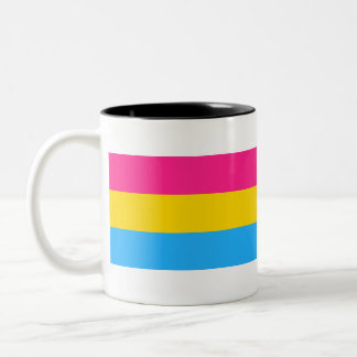Pansexuele trots tweekleurige koffiemok