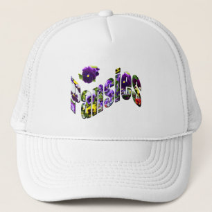 Pansies Afbeelding Logo met Pansy Trucker Pet