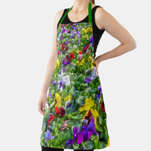 Pansies Apron Schort (Insitu)