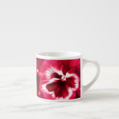 Pansies art stylisé rose rouge espresso mug (Droite)