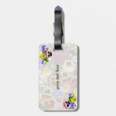  Pansies Bagagelabel (Achterkant verticaal)