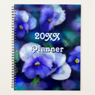 Pansies Bleues Fleurs Florales Fleurs Pansy Turquo