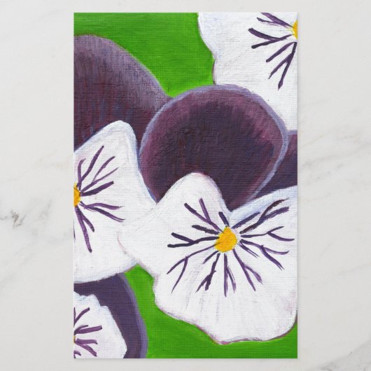 Pansies Briefpapier (Voorkant)