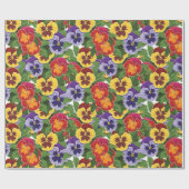 Pansies Cadeaupapier (Vlak)