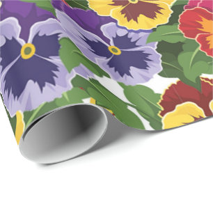 Pansies Cadeaupapier