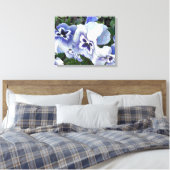 PANSIES CANVAS AFDRUK (Insitu (Slaapkamer))