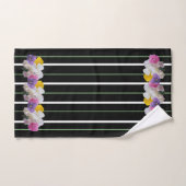 Pansies Colorées Et Gras (Serviette à main)