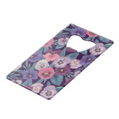 Pansies colorées sur violet profond (Dos Angle)