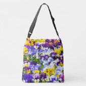 Pansies Crossbody Tas (Achterkant)