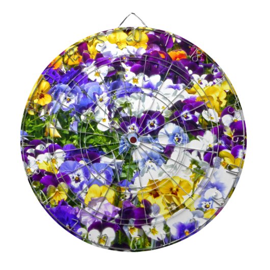 Pansies Dartbord (Voorkant)