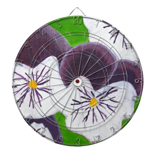Pansies Dartbord (Voorkant)