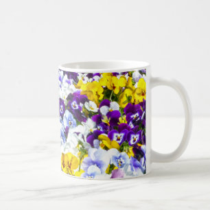 Pansies de café Mug