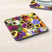 Pansies Drankjes Onderzetter (Linkerzijde)