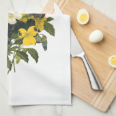 Pansies en Viooltjes Vintage Kunst Theedoek (Quarter Fold)