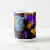 Pansies et mug de hibou (Centre)