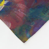 Pansies Fleece Deken (Hoek)