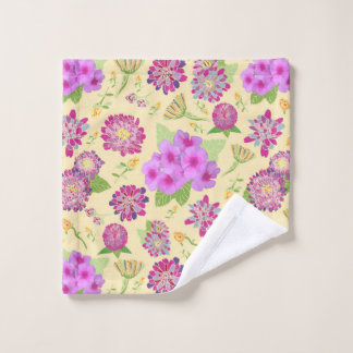 Pansies Floral Boeket Badkamer Handdoek Set