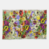 Pansies ~ Keukenhanddoeken (Horizontaal)