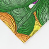 Pansies Medium Fleece Blanket (Hoek)