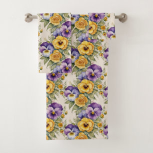 Pansies Moderne Vintage Floral