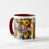  Pansies Mok (Voorkant links)