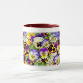 Pansies ~ Mug à anneaux # 2 (Centre)