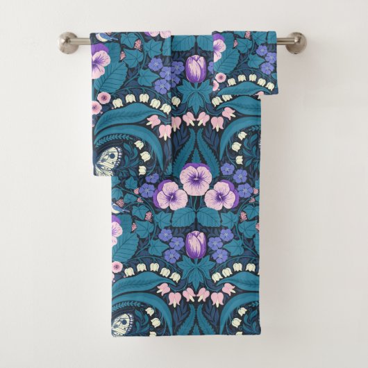 Pansies, oiseaux et papillons (En situation)