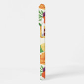 Pansies op off white iPhone hoesje (Linkerkant)