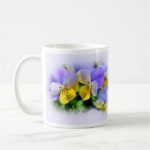 Pansies - Paars en geel Koffiemok (Links)