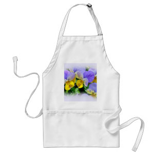 Pansies - Paars en geel Standaard Schort